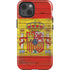 Spain Flag Dark Wood iPhone 13 Impact Case